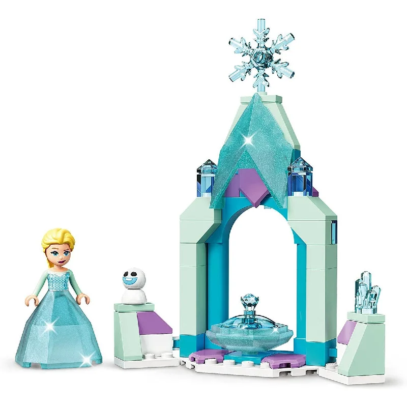 Natural Finish Wooden Building Blocks with a Carry - Case for Easy StorageLEGO Disney Elsa’s Castle Courtyard Dress Set - 43199