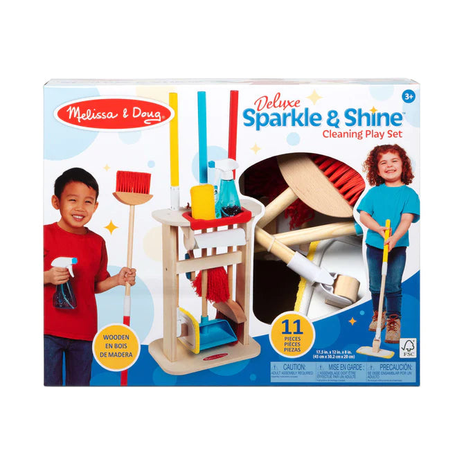 Large - Scale Solid Wood Building Blocks for Outdoor Play and Garden StructuresDeluxe Sparkle & Shine Cleaning Set