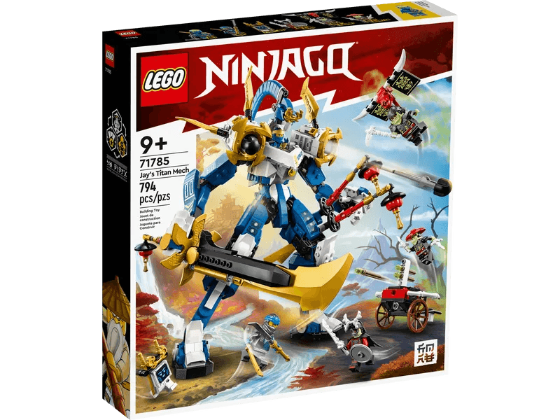 Hand - Carved Wooden Building Blocks with Alphabet and Number EngravingsLEGO NINJAGO 71785 Jay's Titan Mech