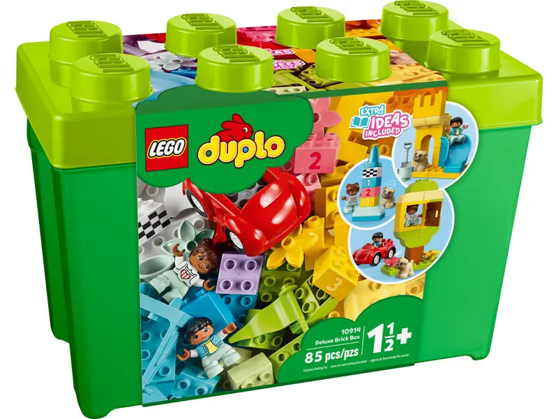 Hand - Sanded Interlocking Wooden Building Blocks for Easy Assembly and DisassemblyLEGO DUPLO  Deluxe Brick Box 10914