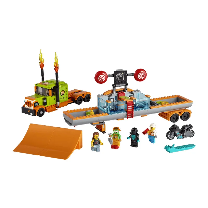 Solid Wood Educational Building Blocks for Developing Spatial Skills in KidsLEGO - City Stunt Stunt Show Truck 60294