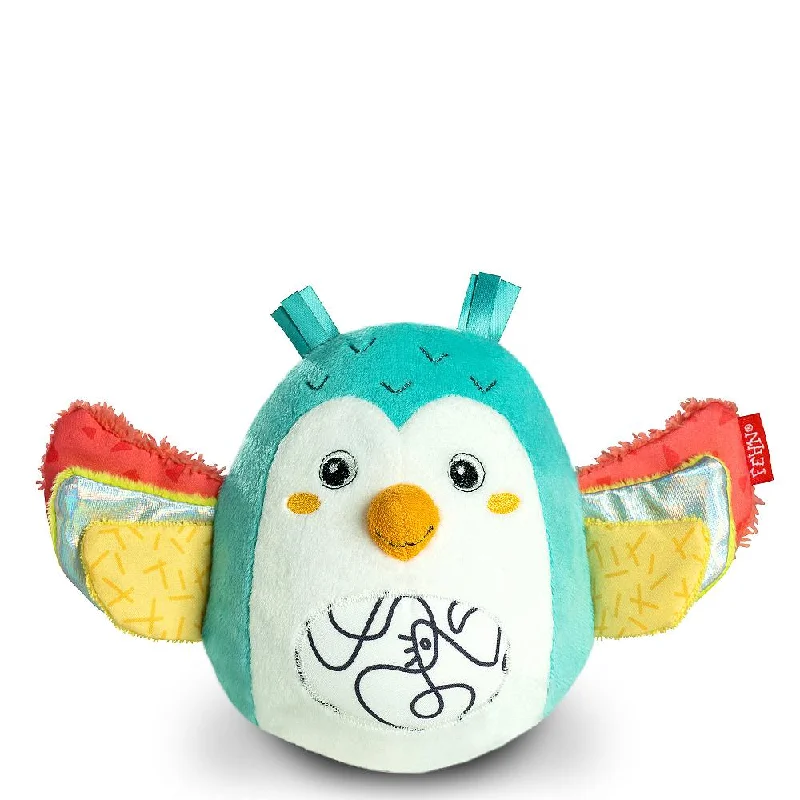 Colorful Stapelstein Toy Plastic Figurines for Imaginative PlayFehn roly poly owl