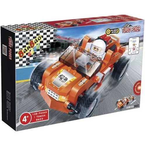 Solid Wood Educational Building Blocks for Developing Spatial Skills in KidsBuggy Pull Back Racer 8623 Banbao