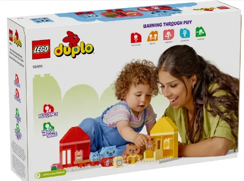 High - Quality Solid Wooden Building Blocks with Magnetic Inserts for Added StabilityDaily Routines: Eating & Bedtime