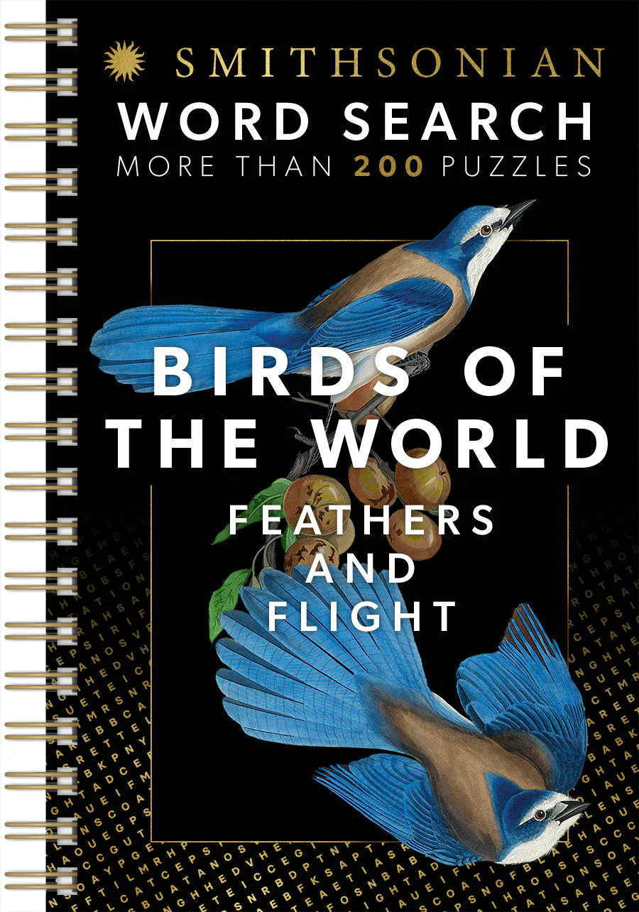 Eco - Conscious Solid Wood Building Blocks with a Nature - Inspired Pattern SetCover Image Smithsonian Word Search Birds of the World Feathers and Flight