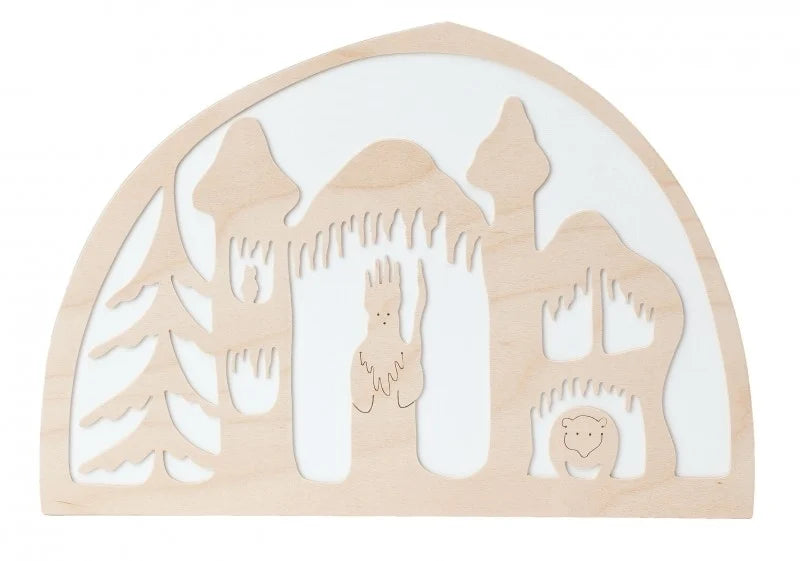 Stapelstein Toy Interactive Musical Instruments for PreschoolersDe Noest koning winter silhouet