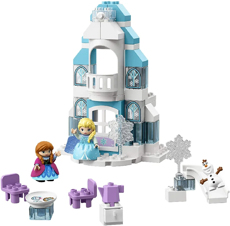 Solid Wood Building Blocks with Glow - in - the - Dark Elements for Nighttime FunLEGO Duplo - Disney Frozen Ice Castle 10899