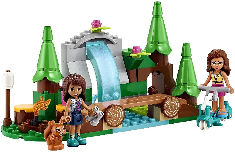 Hand - Painted Wooden Building Blocks in a Farmyard Animal DesignLEGO Friends - Forest Waterfall 41677