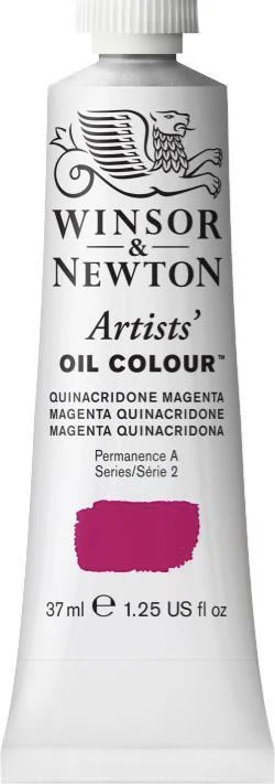 High - Quality Wooden Paintbrushes Set for Professional Artists' Oil PaintingAOC 37ml Quin Magenta