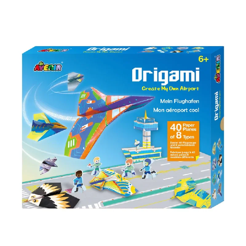 Slot Car Racing Set featuring Formula 1 Cars and a Multilane TrackAvenir Origami Kit - Create My Own Airport