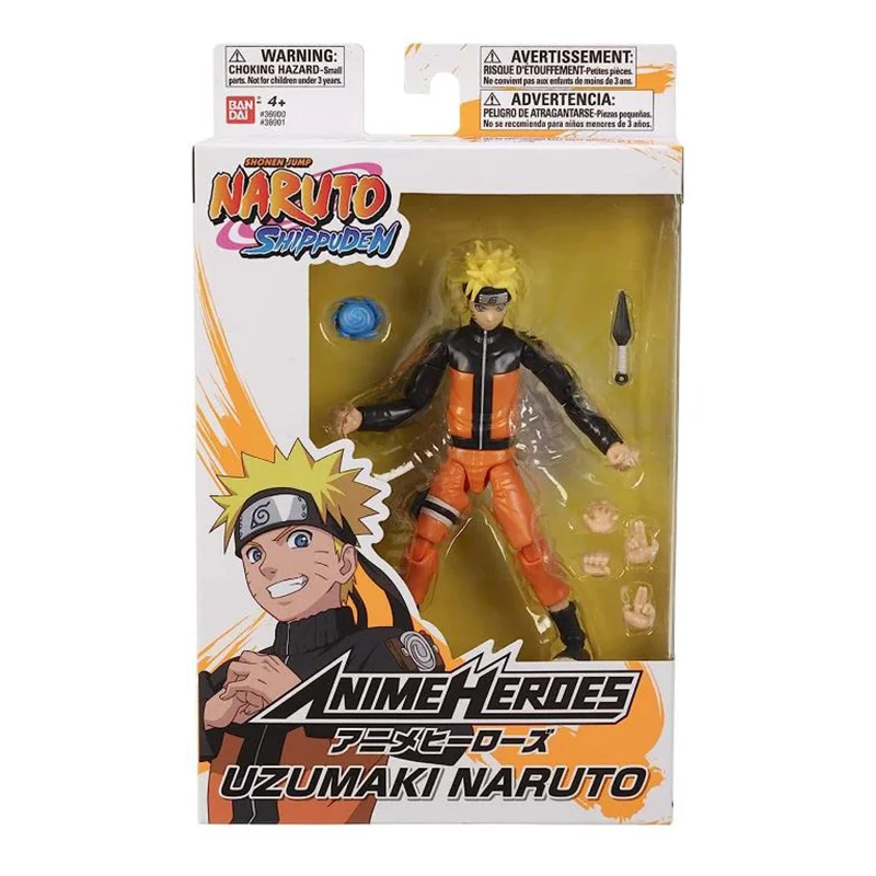 Barbie Fashionista Action Figure with Trendy Streetwear and AccessoriesBandai Anime Heroes Naruto Shippuden Naruto Uzumaki Action Figure