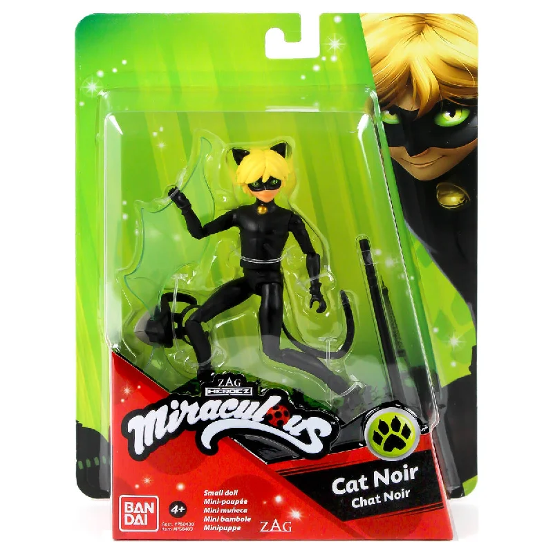 Sonic the Hedgehog Action Figure with Super - Speed Base and Ring CollectiblesMiraculous Ladybug Cat Noir Battle Wings 12cm Figure