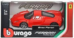 Collectible Train Set with a Steam Locomotive, Passenger Cars, and Track AccessoriesBburago Ferrari 1:43 Kits Car - Red