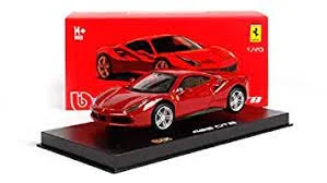 Kids' Plastic Pedal - Powered Tricycle with a Storage Basket and Safety FeaturesBburago Signature Ferrari 812 Superfast Diecast Model  1:43 Car - Red