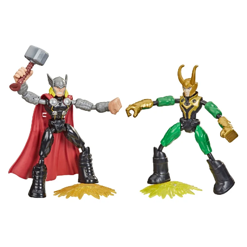 Anime Naruto Uzumaki Action Figure in Sage Mode with Multiple Hand SealsBend & Flex Marvel Figure - Thor Vs Loki