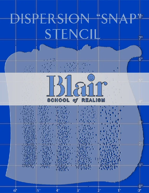 Wooden Sketchbook Covers with Elastic Closures for Protecting ArtworkBlair Stencil - Dispersion "Snap" stencil