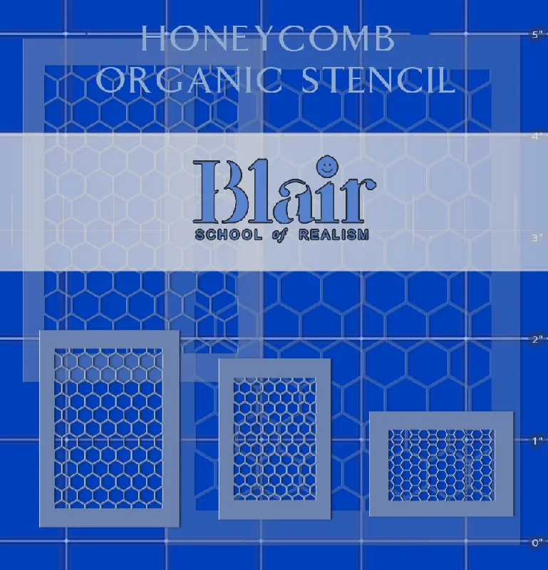 Natural Wood Bead - Stringing Boards for Jewelry - Making HandicraftsBlair Stencil - mini Honeycomb