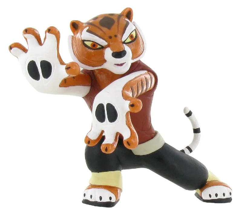 Pokémon Pikachu Action Figure with Electric - Charge LED and Poké BallComansi Tigress Figurine - 9 cm