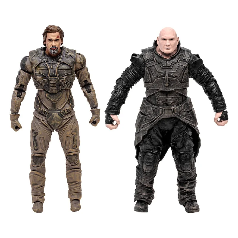 G.I. Joe Snake Eyes Action Figure with Stealth Suit and Ninja WeaponsDune: Part Two Action Figure 2-Pack Gurney Halleck & Rabban 18 cm