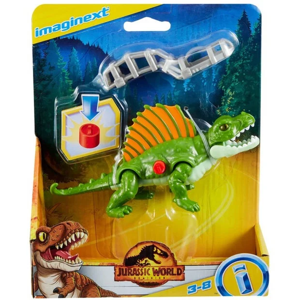 Pokémon Pikachu Action Figure with Electric - Charge LED and Poké BallFisher-Price Imaginext Jurassic World Dominion Basic Dinosaur Dimetrodon