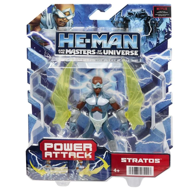 Pokémon Pikachu Action Figure with Electric - Charge LED and Poké BallHe-Man And The Masters Of The Universe Power Attack Action Figure - Stratos