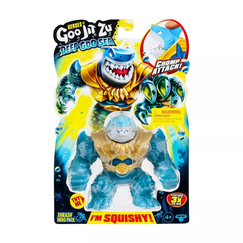 Pokémon Pikachu Action Figure with Electric - Charge LED and Poké BallHEROES OF GOO JIT ZU DEEP GOO SEA SERIES 9  THRASH