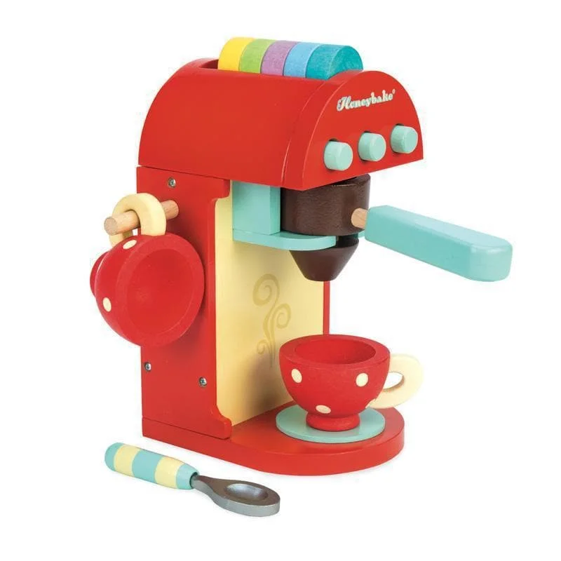 Eco - Friendly Wooden Building Blocks Set with Magnetic Connectors for Creative ConstructionHoneybake Chococcino Machine