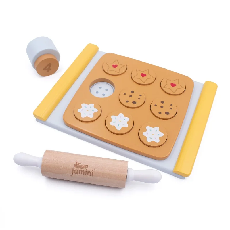 Solid Wood Construction Toy Set with Nuts, Bolts, and Tools for DIY ProjectsWooden Baking Tray Set