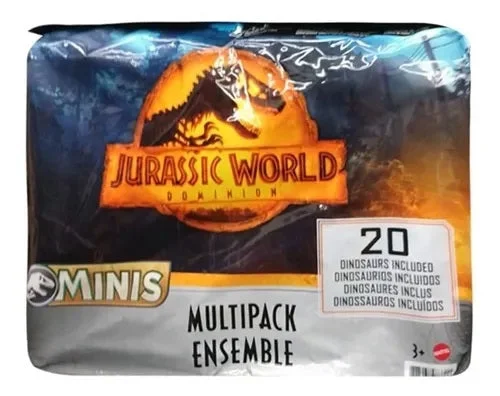 Jurassic World Tyrannosaurus Rex Action Figure with Moving Jaws and Realistic TextureJurassic World - Multipack Mini Dinosaurs (Styles Vary)