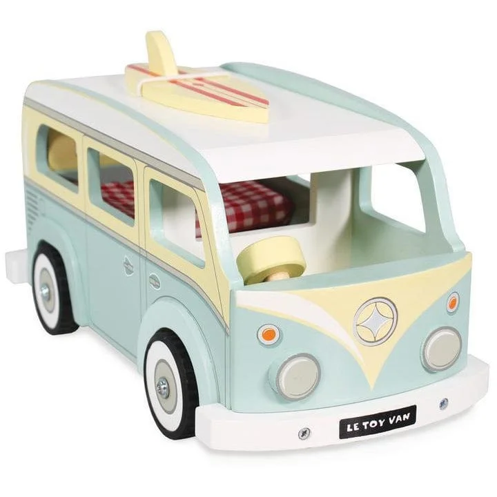 Traditional Wooden Yo - Yo with String and a Smooth Spinning Axle for Retro FunLe Toy Van Holiday Combi Campervan