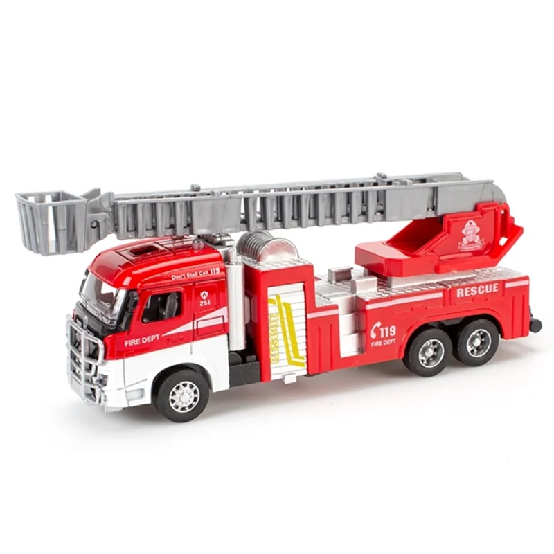 Slot Car Racing Set featuring Formula 1 Cars and a Multilane TrackMagni Firetruck - Model 2