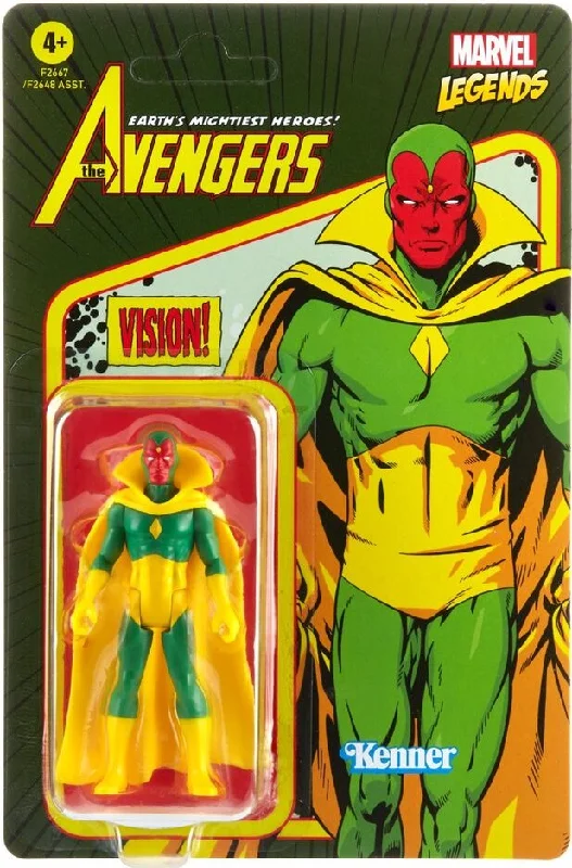 Marvel Avengers Iron Man Action Figure with Light - up Repulsors and Sound EffectsMarvel Legends 3.75 Inch Retro Figure The Avengers Vision