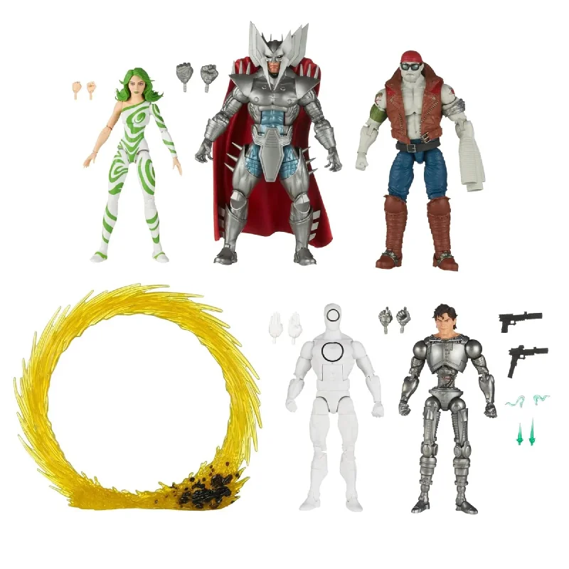 Star Wars Darth Vader Action Figure with Poseable Lightsaber and Force - Choke AccessoryMarvel Legends X-Men 6 Inch Action Figure 5-Pack | Villains