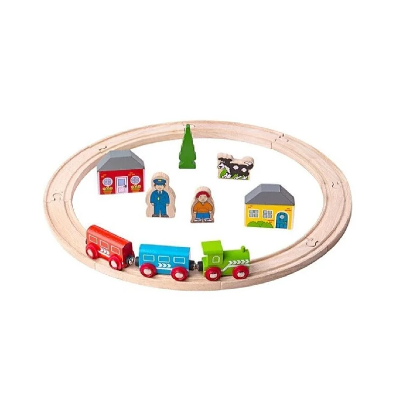 Traditional Wooden Yo - Yo with String and a Smooth Spinning Axle for Retro FunMy First Train Set