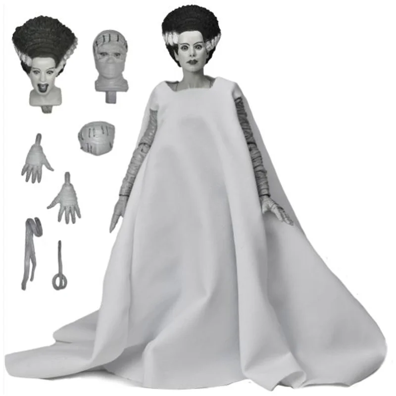 Anime Naruto Uzumaki Action Figure in Sage Mode with Multiple Hand SealsNECA Ultimate Bride Of Frankenstein Black And White 7 Inch Action Figure