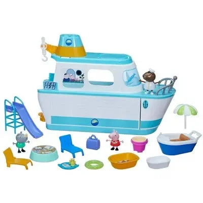 Barbie Fashionista Action Figure with Trendy Streetwear and AccessoriesPeppa Pig Cruise Ship Playset