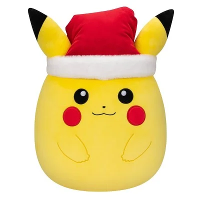 Transformers Optimus Prime Action Figure with Convertible Vehicle Mode and Battle AxeNew - Pokémon Pikachu 14" Squishmallows Holiday Plush