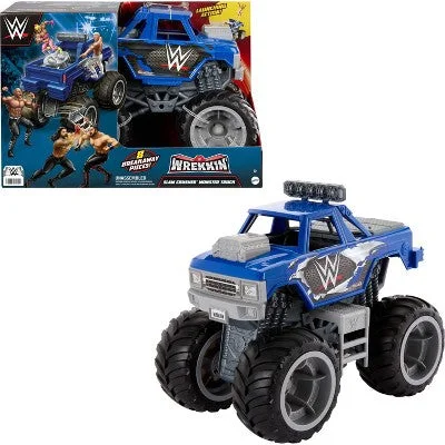 Barbie Fashionista Action Figure with Trendy Streetwear and AccessoriesWWE Wrekkin' Slam Crusher Monster Toy Truck