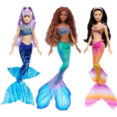 Pokémon Pikachu Action Figure with Electric - Charge LED and Poké BallOpen Box - Disney The Little Mermaid Ariel and Sisters Doll Set 3 Mermaid Dolls