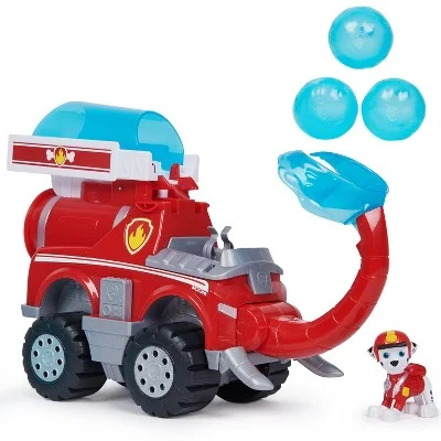 Stranger Things Eleven Action Figure with Psychic - Energy Effect and Demogorgon TargetPAW Patrol Marshall Jungle Vehicle