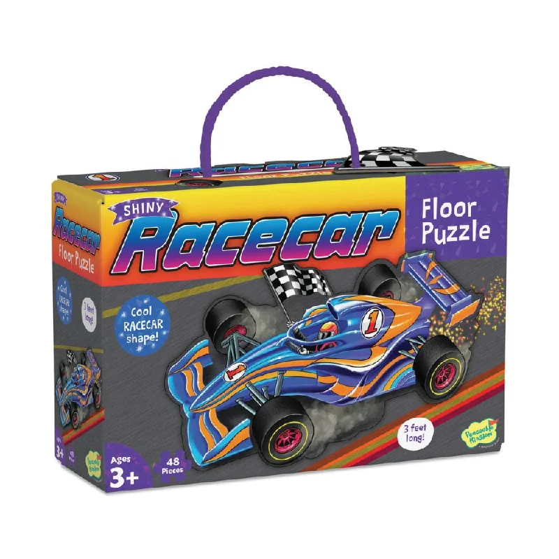 Remote - Controlled High - Speed Off - Road Buggy with All - Terrain Tires and SuspensionPeaceable Kingdom Shiny Racecar Floor Puzzle