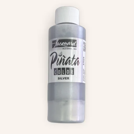 Hand - Carved Wooden Stencils for Intricate Patterns in Handicraft ProjectsPinata Alcohol Ink 118ml Silver