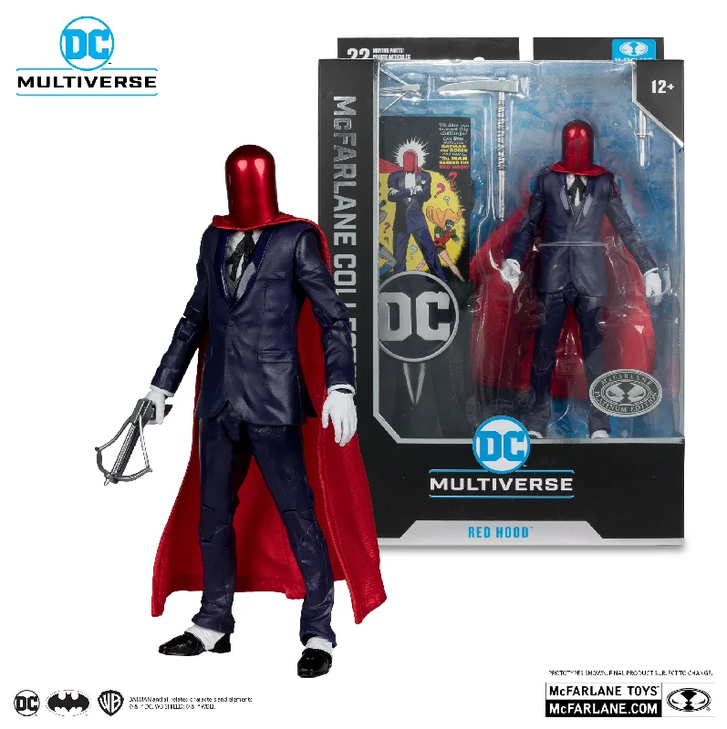 Minecraft Steve Action Figure with Crafting Table and PickaxePLATINUM Red Hood (Detective Comics) McFarlane Collector Edition 7" Inch Scale Action Figure - McFarlane Toys