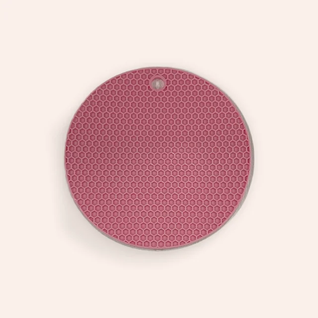 Eco - Friendly Wooden Stamp Blocks for Custom Rubber Stamping in HandicraftsSilicone Doming Mat 17cm Pink