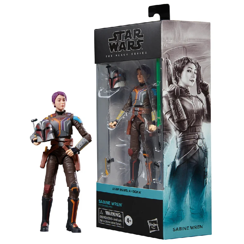 Stranger Things Eleven Action Figure with Psychic - Energy Effect and Demogorgon TargetStar Wars The Black Series 6 Inch Action Figure - Sabine Wren