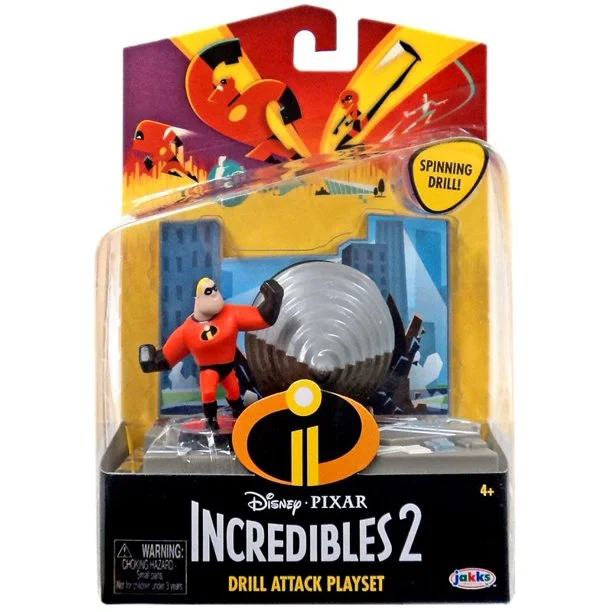 Sonic the Hedgehog Action Figure with Super - Speed Base and Ring CollectiblesThe Incredibles 2 Drill Attack Playset (Styles Vary)