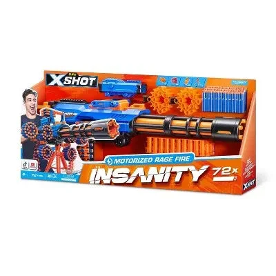 Stranger Things Eleven Action Figure with Psychic - Energy Effect and Demogorgon TargetX-Shot Excel Insanity Motorized Rage Fire Gatlin Blaster