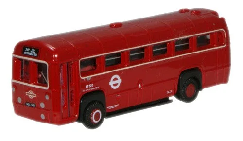 Die - Cast Model of a London Double - Decker Bus with Detailed Interior and ExteriorOxford Diecast AEC RF London Transport (Late 70s) - 1:148 Scale