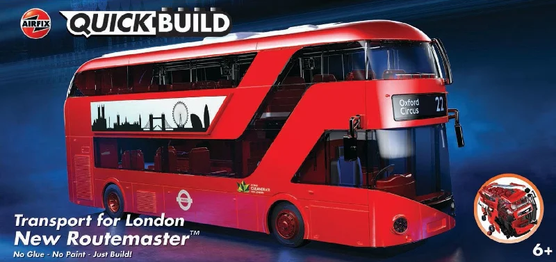 Battery - Operated Ride - On Tractor for Toddlers with Farmer - Themed AccessoriesAirfix J6050  Routemaster Bus QUICK BUILD