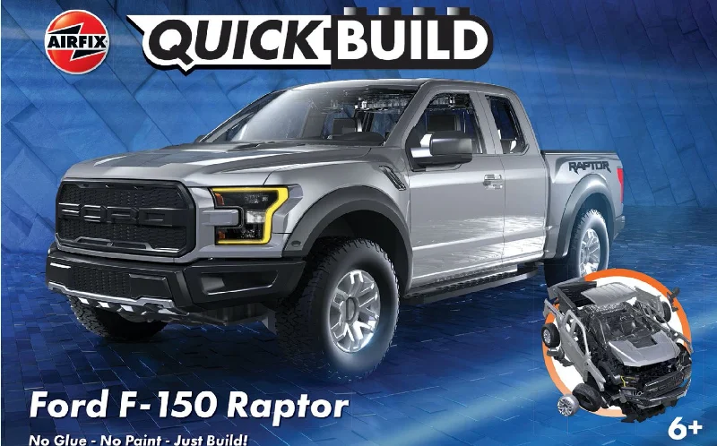 Battery - Powered Miniature Train for Indoor Home Layouts with Sound EffectsAirfix J6053  Ford F-150 Raptor Grey QUICK BUILD